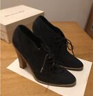 Balenciaga Navy Suede High Lace Up Shoe  Boot Size 40 Uk7 Worn Once 5 Heel