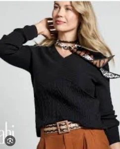 Cabi New NWT No Doubt Pullover #6453 black XS - XL Was $119 - Picture 1 of 2
