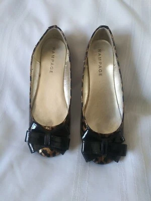 Rampage Sareen 女式豹纹 8.5 M 码乐福鞋懒人鞋 — 第 1/4 张图片