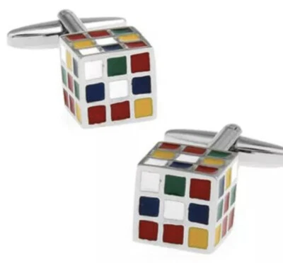Rubic’s Cube Theme Titanium Plated Gift Pouch - Wedding  Family Puzzle - Image 1 of 4