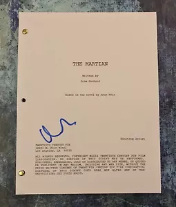 GFA The Martian * MATT DAMON * sceneggiatura film completa firmata PROOF M2 COA - Foto 1 di 4