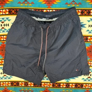 Tommy Hilfiger Badehose Shorts Gummibund Kordelzug Navy S - Bild 1 von 5