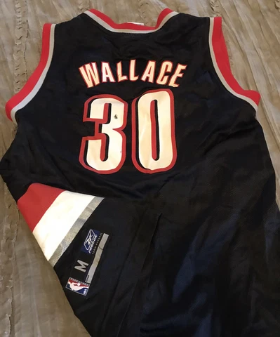 RASHEED WALLACE Portland TRAILBLAZERS Replica REEBOK Youth MEDIUM Jersey NBA Cover