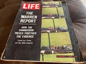 LIFE MAGAZINE OCTOBER 2nd, 1964, THE WARREN REPORT, KENNEDY ASSASSINATION, VG - Picture 1 of 1