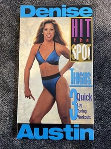 Denise Austin - Hit the Spot: Thighs (VHS, 1995). Brand New And Sealed - Imagen 1 de 2