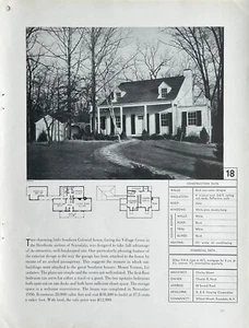 Chester Heck Home 1937 Wilmot Woods Scarsdale NY Charles Glaser Arch 12.900 $ - Bild 1 von 1