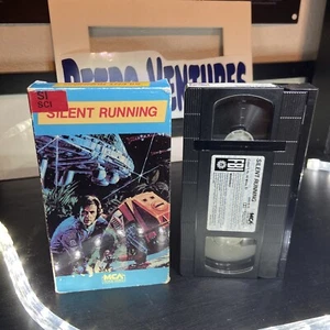 1986 Silent Running VHS MCA Home Video Hollywood Video Rental w Box Plays Great! - Picture 1 of 11