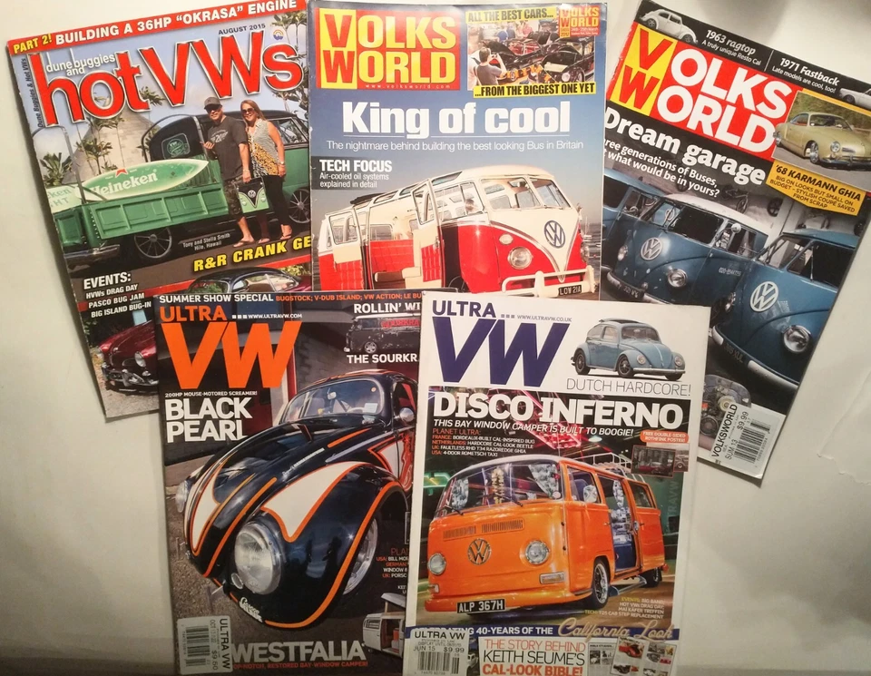 Volks World Ultra VW Hot VWs Magazine Lot Of 5 2012-2015 German Cars - Image 1 of 4