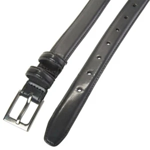 Boys Van Heusen Double Stitched Casual 1 Inch Belt - Black - Medium (28) - Picture 1 of 1