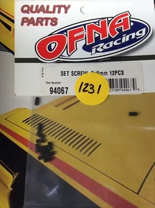 OFNA 94067 Set Screw 3x6MMx12pc.} NewInPack USA Shipped - Picture 1 of 2