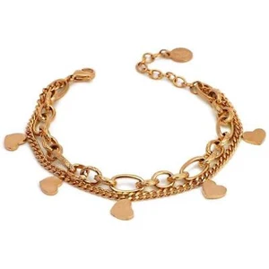 Damen Armband Schmuck Boccadamo MY/BR18 Rosé Stahl mit Herzen  - Bild 1 von 3