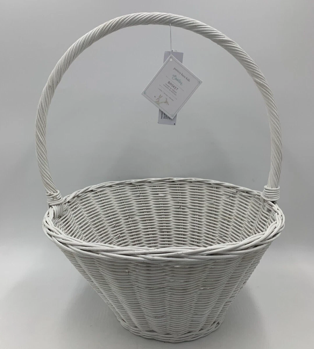 Cesta De Almacenamiento Tejida ShellKingdom - Con Asas, Bolsa De Regalo Y Cinta, Medidas 30.5x20.3x12.7 Cm, Color Amarillo, Ideal Para Organización Y Regalos