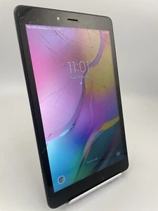 Samsung Galaxy Tab A 8.0 2019 SM-T295 Black Unlocked 32GB Android Tablet Cracked - Picture 1 of 22