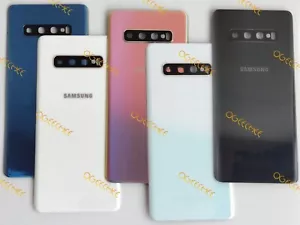 Genuine Samsung Rear Back Battery Cover With Lens For Galaxy S10 Plus SM-G975F - Picture 1 of 9