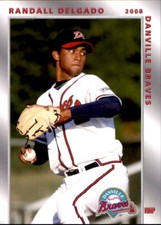 2008 Danville Braves Grandstand #5 Randall Delgado Panama Baseball Card