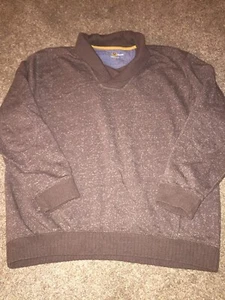 Club Room Men’s Shawl Collar Sweater Heather Brown - Picture 1 of 12