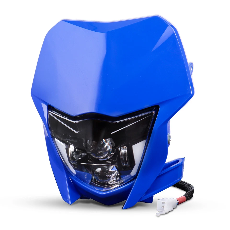 LED Headlight DRL Projector For Yamaha WR450F WR250F 2007-2024 w/Blue Fairing - Изображение 1 из 4