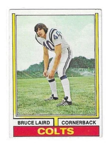 1974 TOPPS FOOTBALL BRUCE LAIRD #96 INDIANAPOLIS COLTS LOW GRADE - Picture 1 of 2
