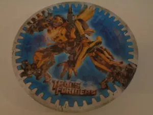 TRANSFORMERS 3 BUMBLEBEE 1 PACK DESSERT PLATES 8ct, 7 INCHES, MADE IN USA - Picture 1 of 1