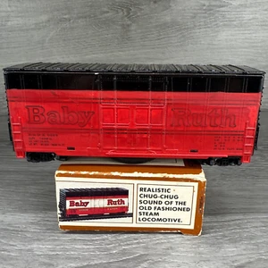 HO Scale TYCO Plug Door Box Car Baby Ruth Hi Cube 5324 Chug Chug Painted Red - Picture 1 of 13