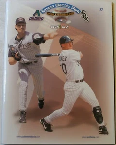 2002 Arizona Diamondbacks & Chicago White Sox Spring Training Program - Picture 1 of 4