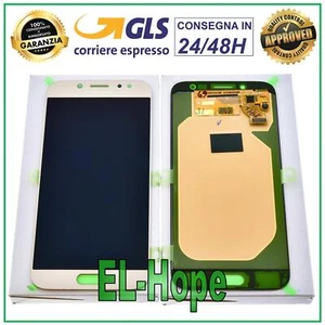 DISPLAY LCD ORIGINALE SAMSUNG GALAXY J7 2017 SM J730F TOUCH SCREEN ORO GOLD - Foto 1 di 1