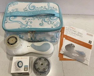 Clarisonic Travel Storage Case 3 Brush Heads Deep Pore Body Brush Pro No Cradle - Picture 1 of 23