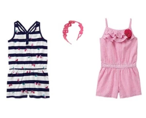 NWT Gymboree Girls Island Hopper Rompers Size: 8 - Picture 1 of 4