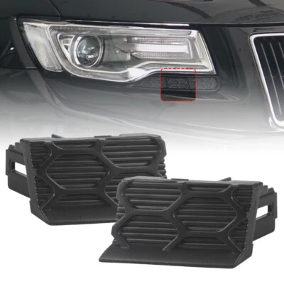 Tapa de cubierta de boquilla de pulverización de lavadora de faros 2 piezas para Jeep Grand Cherokee 2014-2017 Foto 1 de 4