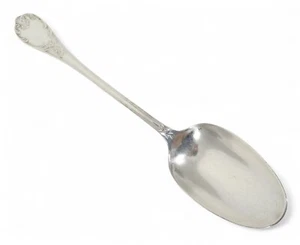 Antique Christofle Marly Silver Plated Large 26cm Serving Basting Table Spoon - Picture 1 of 10