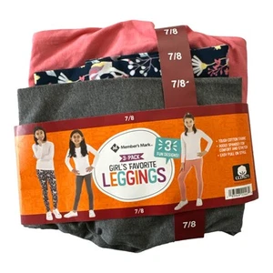 Member's Mark Girl's 3 Pack Favorite Comfort & Stretch Leggings - Picture 1 of 9