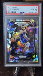 STEPHEN CURRY 2023 Panini Prizm Cracked Ice #119 PSA 10 GM GSWarriors SP - Bild 1 von 3