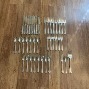 Lot Of 40 Oneida COUNTESS Stainless Flatware Beaded Silverware - Picture 1 of 11