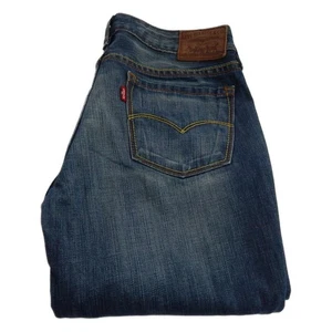 Levi Straight Jeans Low Rise Size 10 Waist 29 Leg 30 W29 L30 Button Fly (Q6717) - Picture 1 of 10