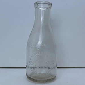Quart geprägte Milchflasche W.R. WR Thomas & Sons Dairy ELBERTA MICHIGAN MICH MI - Bild 1 von 11