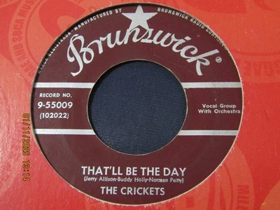 THE CRICKETS/BUDDY HOLLY-THAT'LL BE THE DAY-BRUNSWICK - Image 1 of 2