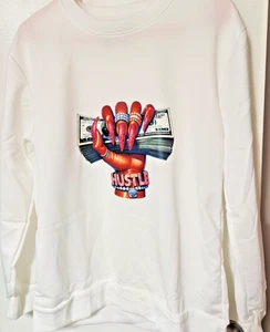 Cyberwear Long Sleeve Sweatshirt Pull Over "One Handed Hustler 100's" XLarge - Picture 1 of 4