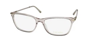 NEW ESCADA VESD62 EYEGLASSES CAT EYE CRYSTAL FULL-RIM 54-16-135 WOMENS 06PP - Picture 1 of 8