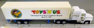 VTG SCARCE 1:87 TOYS R US 11th CHILDREN'S BENEFIT 04/25/96 TRACTOR TRAILER NIB - Picture 1 of 4