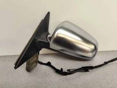 2004-2009 AUDI S4 Convertible Driver Left LH ALUMINUM SILVER DOOR MIRROR OEM — 第 1/4 张图片