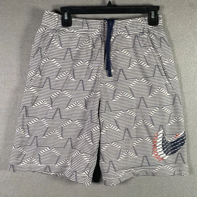Pantalones Cortos Nike Para Hombre Pequeños Onda Rayas Cordón Atlético DM7949-048 Swoosh S Foto 1 de 4