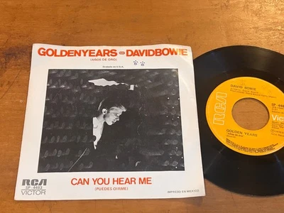 DAVID BOWIE Golden Years - Años De Oro 1976 MEXICO 7" 45 Pop Rock Funk Soul - Image 1 of 4