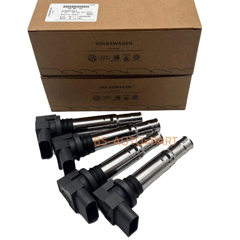 4 bobine accensione originali per Audi A2 A3 VW Golf 6 Passat Touran Polo 9N 036905715G - Immagine 1 di 4