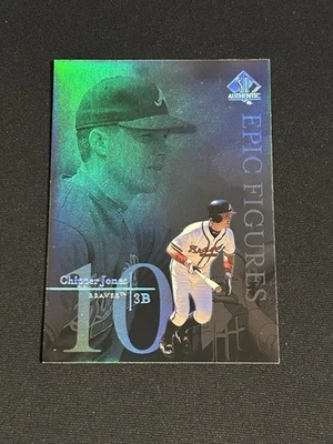 1999 Chipper Jones SP Authentic Epic Figures Atlanta Braves HOF - Image 1 of 2