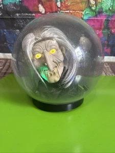 Gemmy Halloween Witch Spirit Ball w/ Lights & Sound Motion Activated 9” - Picture 1 of 9