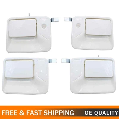 Door Handles Exterior Kit Set of 4 for 1999-2016 Ford F-250 Super Duty Crew Cab Foto 1 de 4