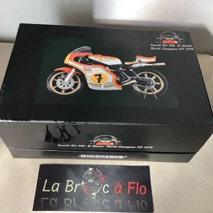 Minichamps 1/12 Collection Moto Coffret , Suzuki RG 500 Barry Sheene 1976 - Imagen 1 de 12