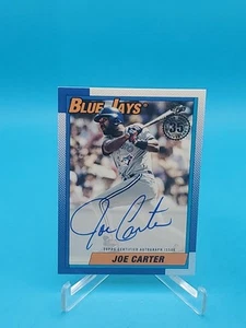 Joe Carter 2025 Topps Series 2 #90B2-JCR 1990 35th Anniversary Auto - Blue Jays - Picture 1 of 2