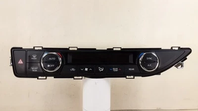 Toyota Highlander 2014-2019 control automático de calefacción de aire acondicionado temperatura OEM LKQ Foto 1 de 4
