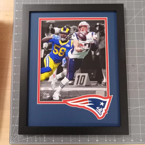 New England Patriots Rob Gronkowski Super Bowl 51 8x10 Team Photo Picture Framed Cover